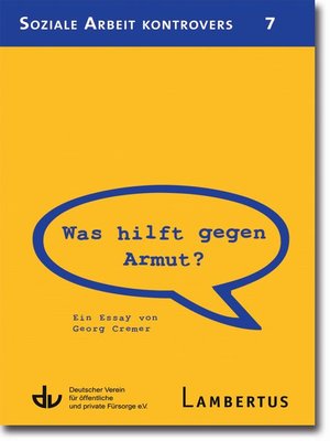cover image of Was hilft gegen Armut?